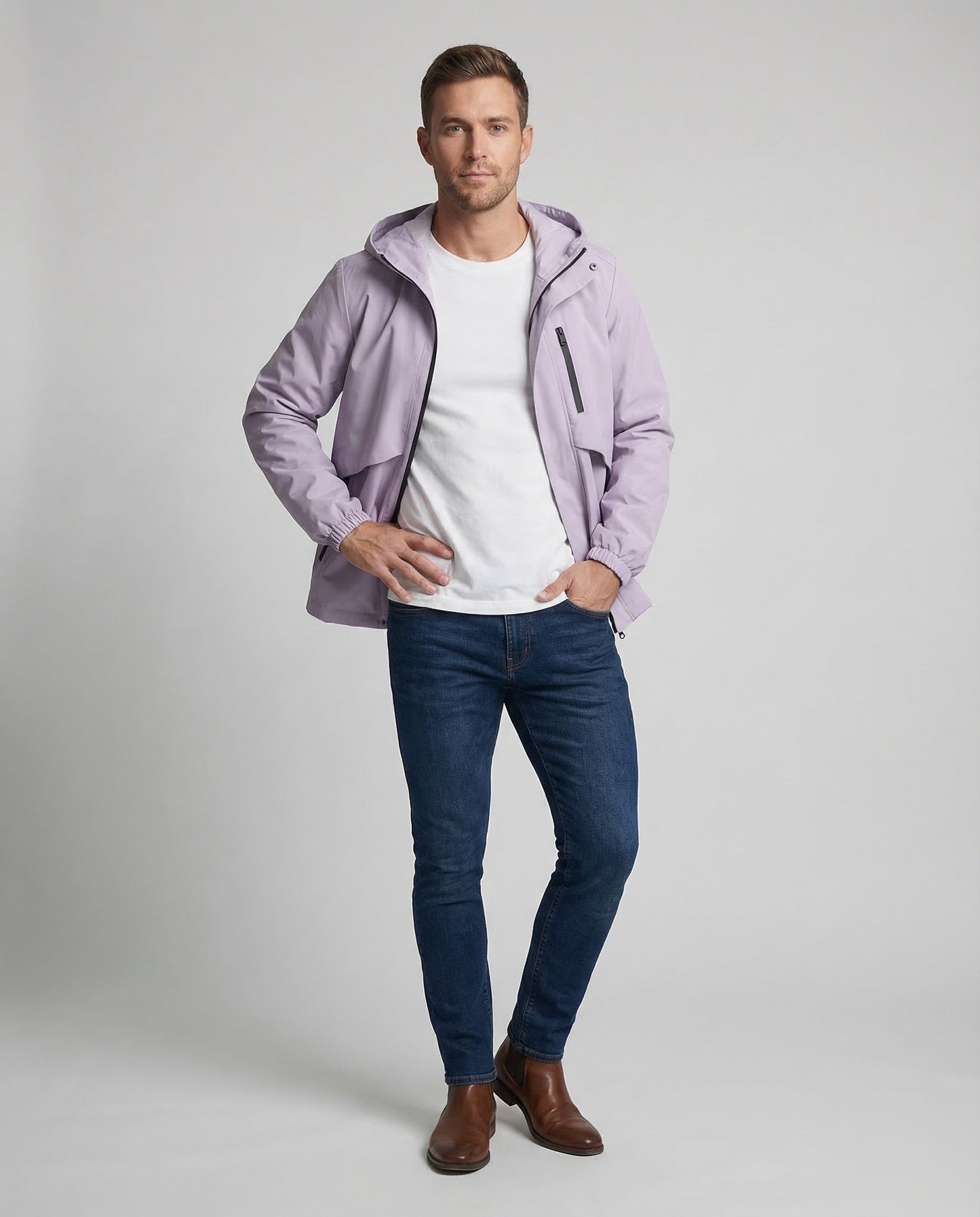 Giacca Tecnica Unisex con Cappuccio Impermeabile - Brentozzi