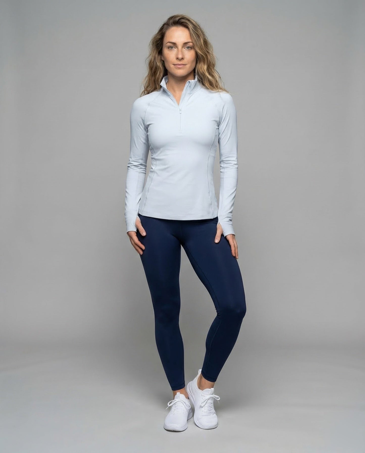 Maglia Sportiva Donna con Mezza Cerniera - Brentozzi