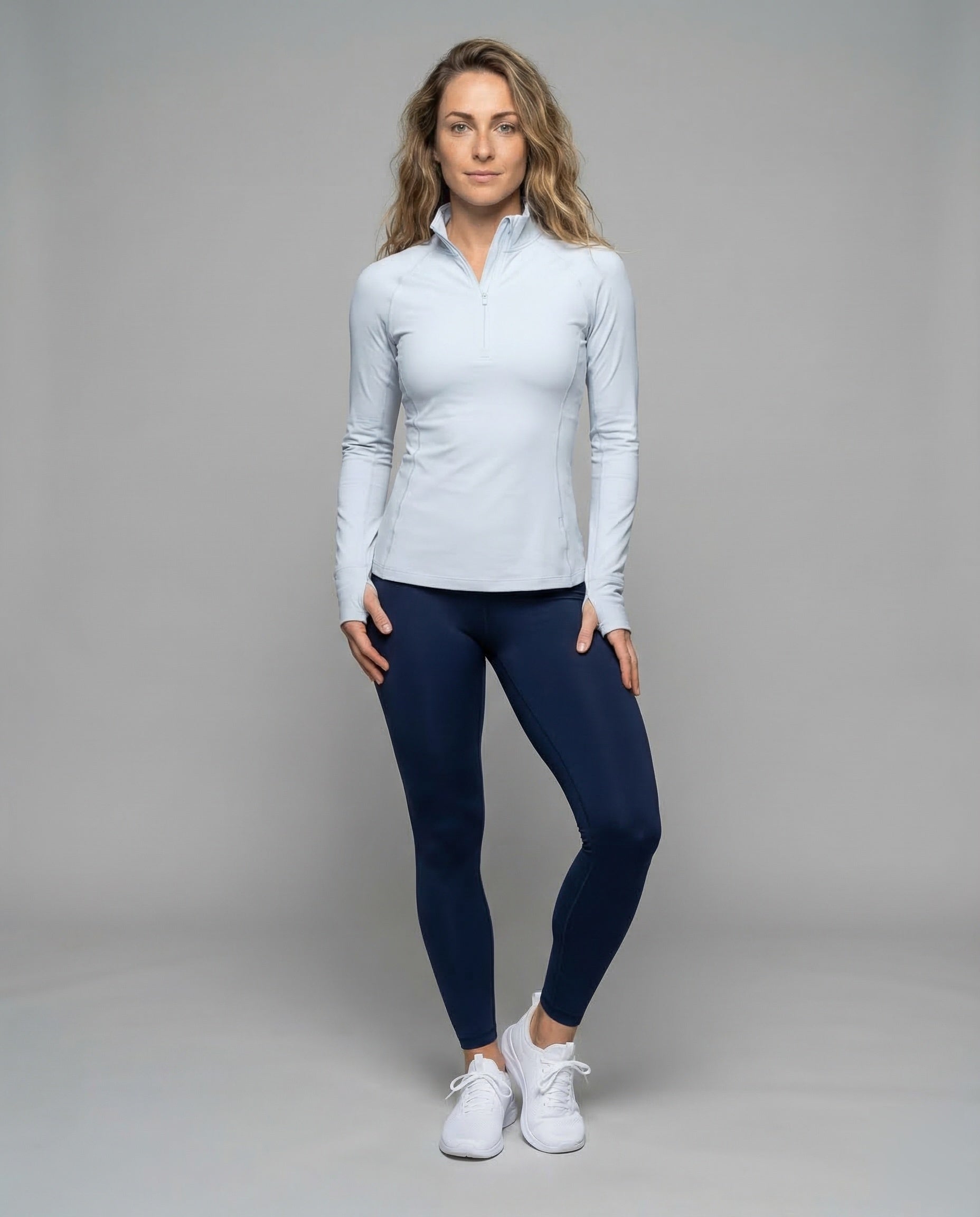 Maglia Sportiva Donna con Mezza Cerniera - Brentozzi