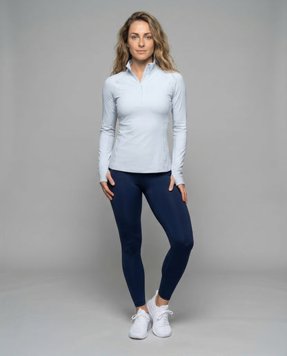 Maglia Sportiva Donna con Mezza Cerniera - Brentozzi
