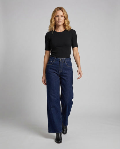 Jeans Donna Termici Gamba Larga - Brentozzi
