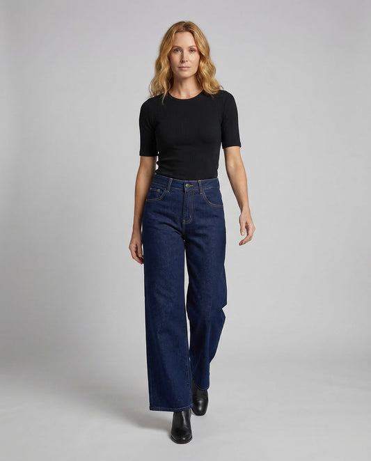 Jeans Donna Termici Gamba Larga - Brentozzi
