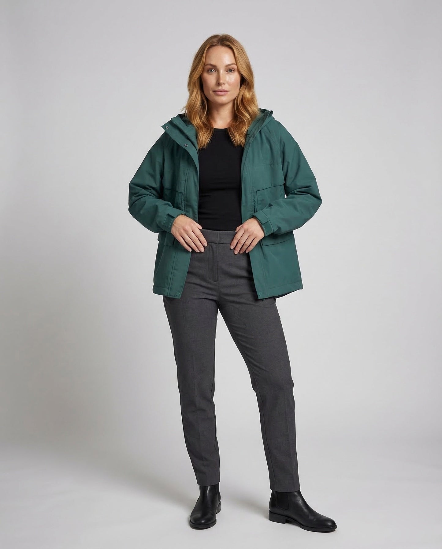Giacca Outdoor Donna Idrorepellente con Cappuccio - Brentozzi