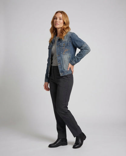 Giacca Denim Donna Stile Vintage Vestibilità Classica - Brentozzi