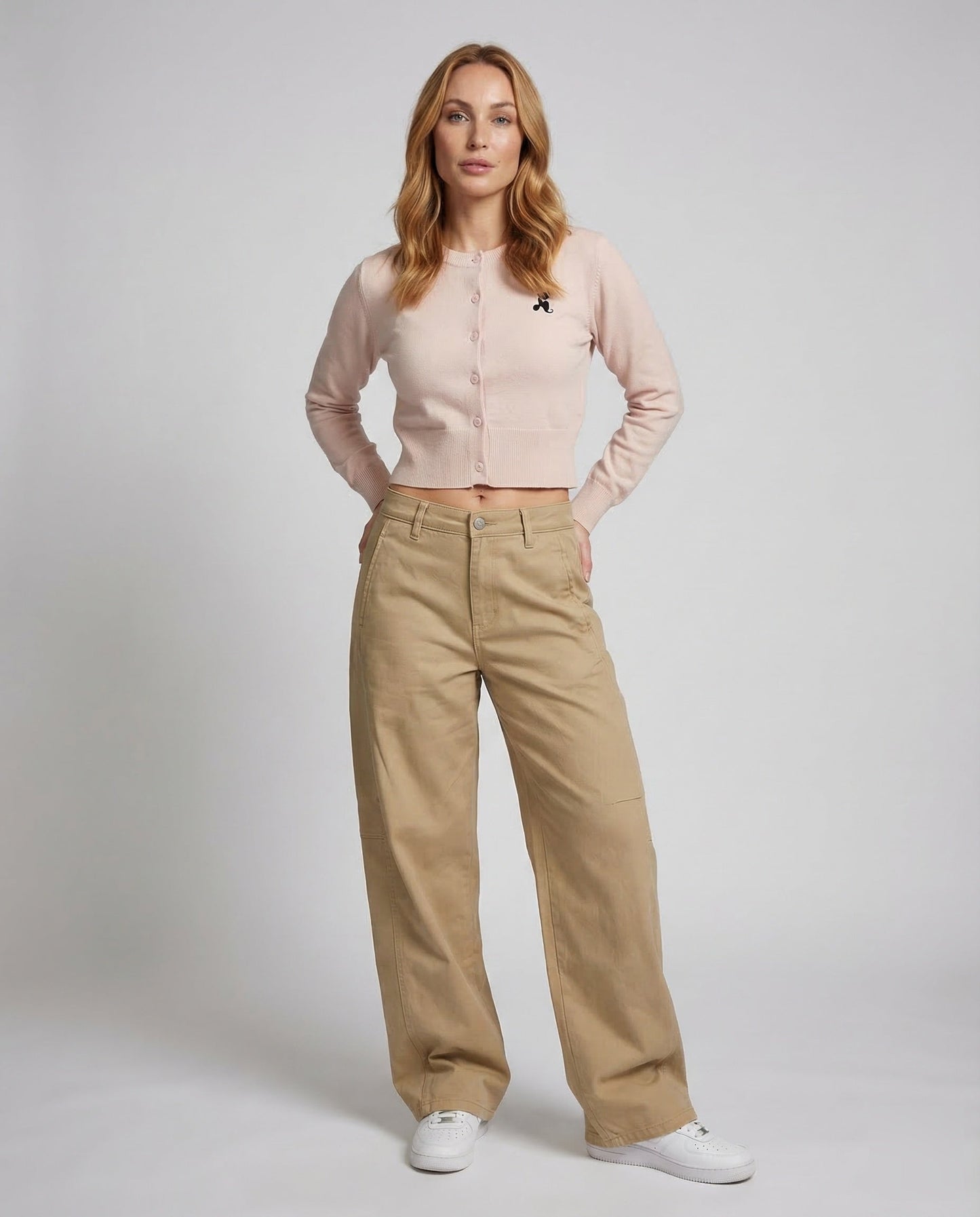 Pantaloni Lavoro Donna in Cotone Twill Vestibilità Ampia - Brentozzi