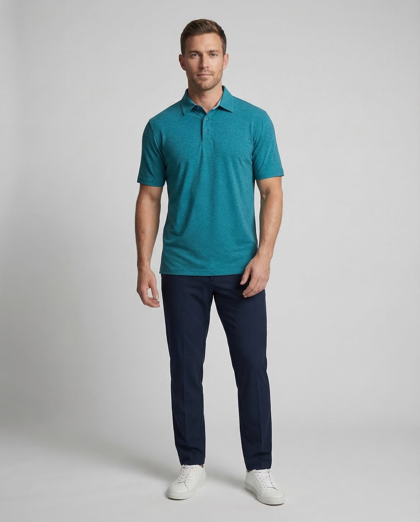 Polo Uomo in Maglia Sottile Traspirante - Brentozzi