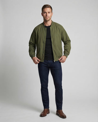 Giubbotto Uomo Flight con Zip Due Vie - Brentozzi