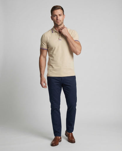 Polo Uomo in Cotone Stretch Slim Fit - Brentozzi