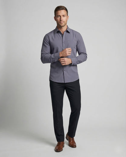 Camicia Uomo Business Slim Fit Colletto Kent - Brentozzi