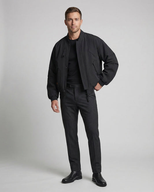 Giacca Pilota Uomo Stile Utilitaristico D-Ring - Brentozzi
