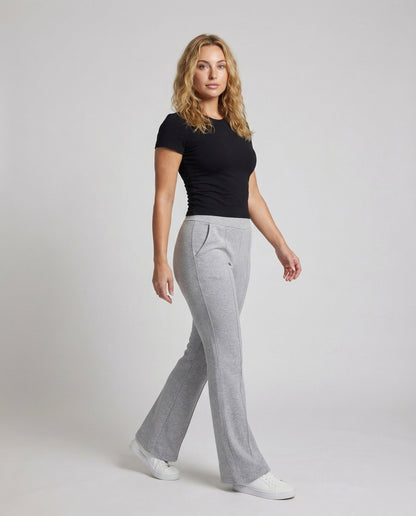 Pantaloni Donna in Felpa Garzata Vestibilità Svasata - Brentozzi