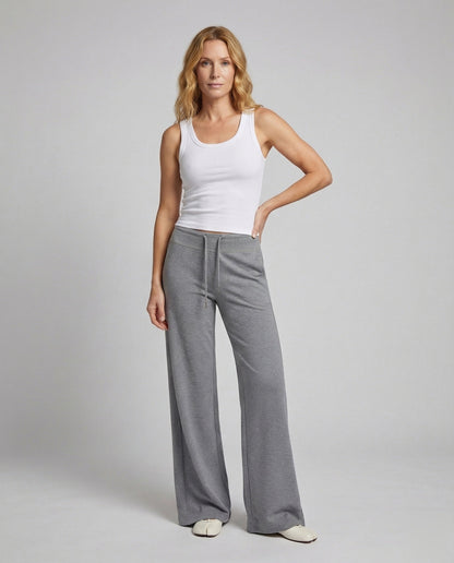 Pantaloni Donna Cotone Mix Taglio Largo Casual - Brentozzi