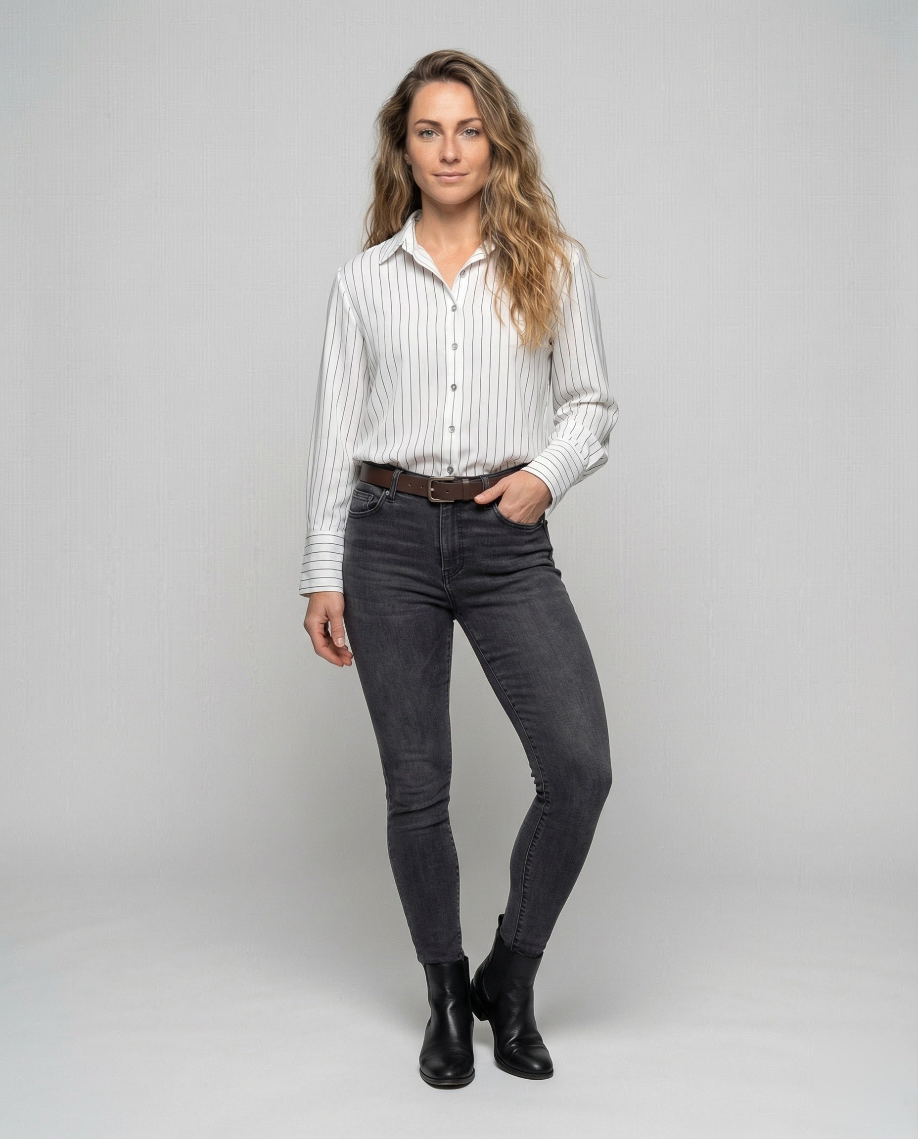 Camicia Elegante Donna Manica a Sbuffo - Brentozzi