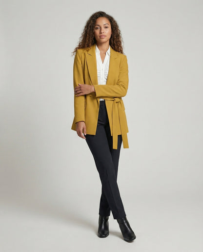 Blazer Donna Slim Fit con Cintura a Nastro - Brentozzi