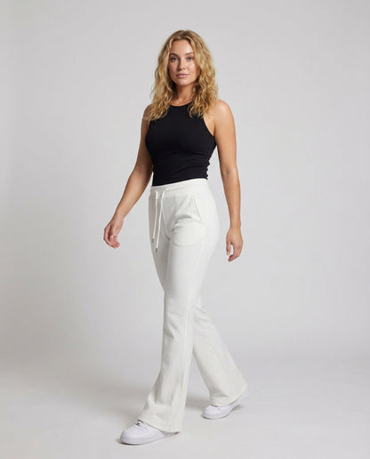 Pantaloni Donna Lounge con Cucitura Centrale Sagomati - Brentozzi