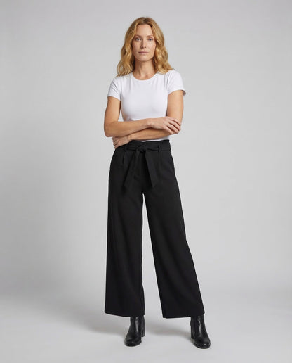 Culotte Donna Vita Alta Cintura Larga Gamba Ampia - Brentozzi