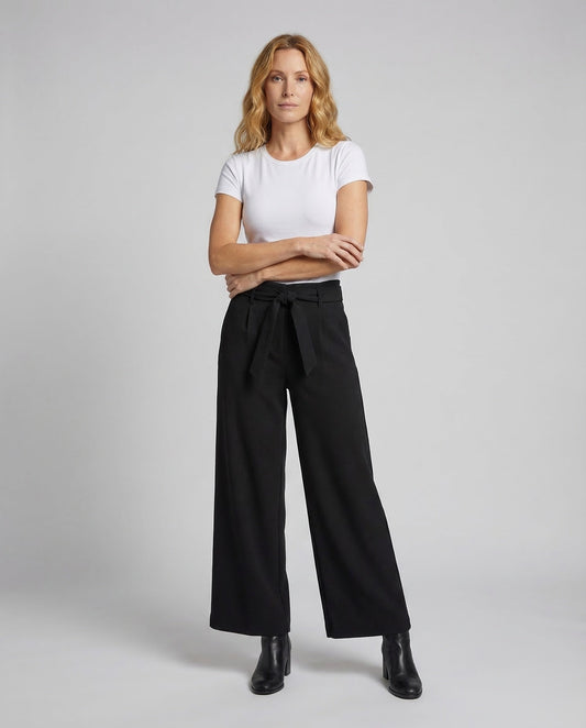Culotte Donna Vita Alta Cintura Larga Gamba Ampia - Brentozzi
