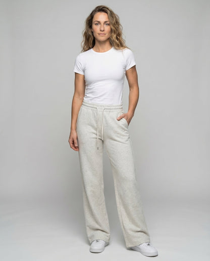 Pantaloni Palazzo Donna Tessuto Morbido Coulisse Visibile - Brentozzi