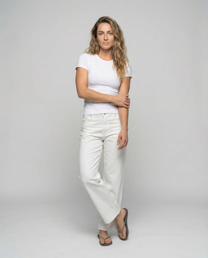 Pantaloni Chino Donna Taglio Dritto Vestibilità Ampia - Brentozzi