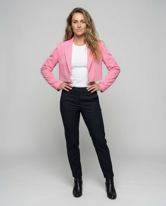 Blazer Donna Corto con Revers Classico - Brentozzi
