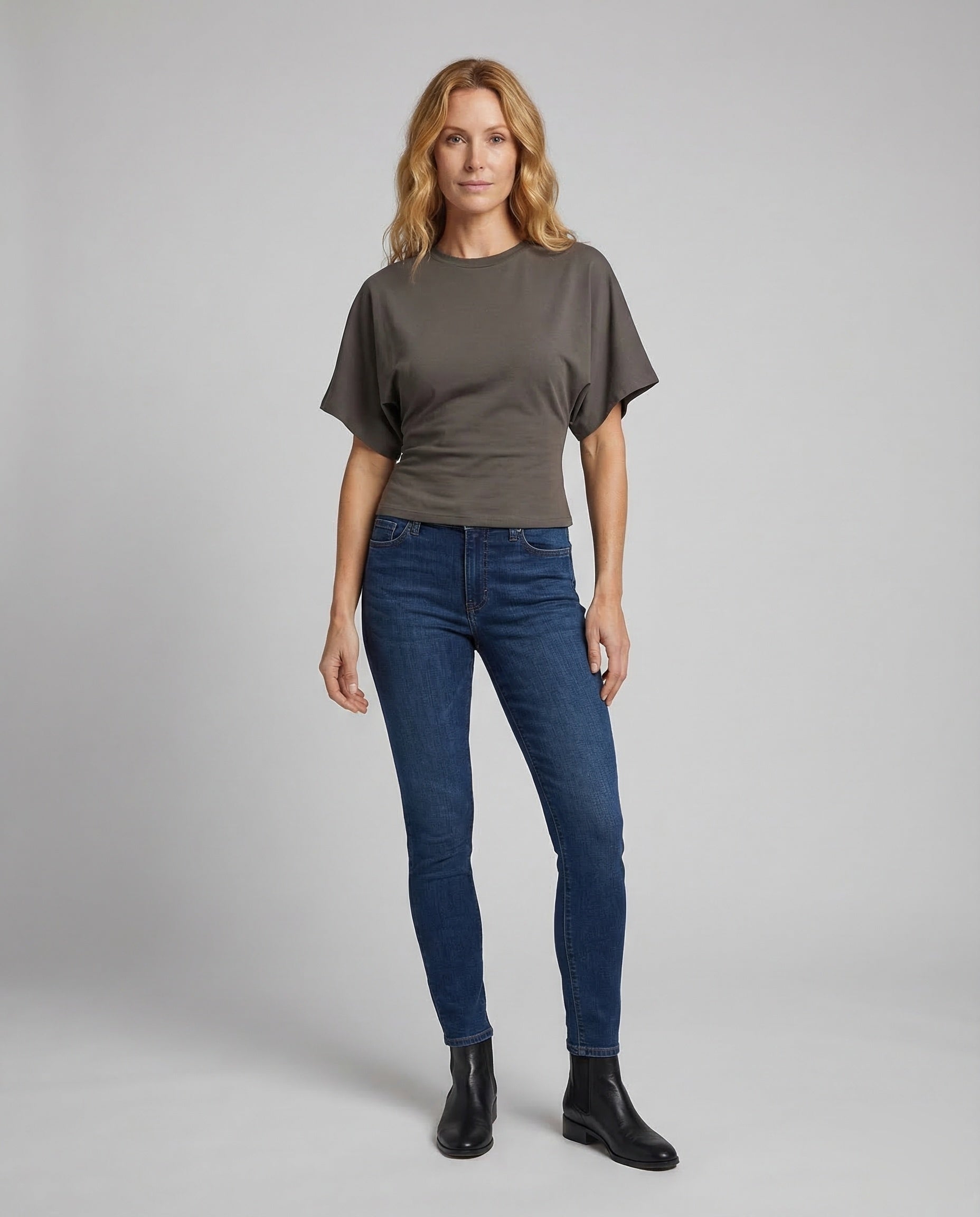 Donna Oversize Manica A Pipistrello Girovita Sagomato - Brentozzi