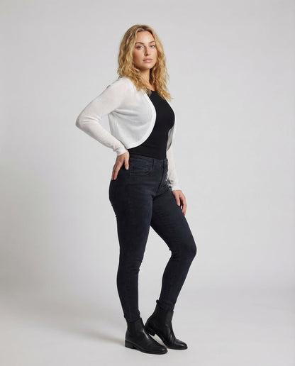 Cardigan Donna Maglia Sottile Aperto Frontale - Brentozzi