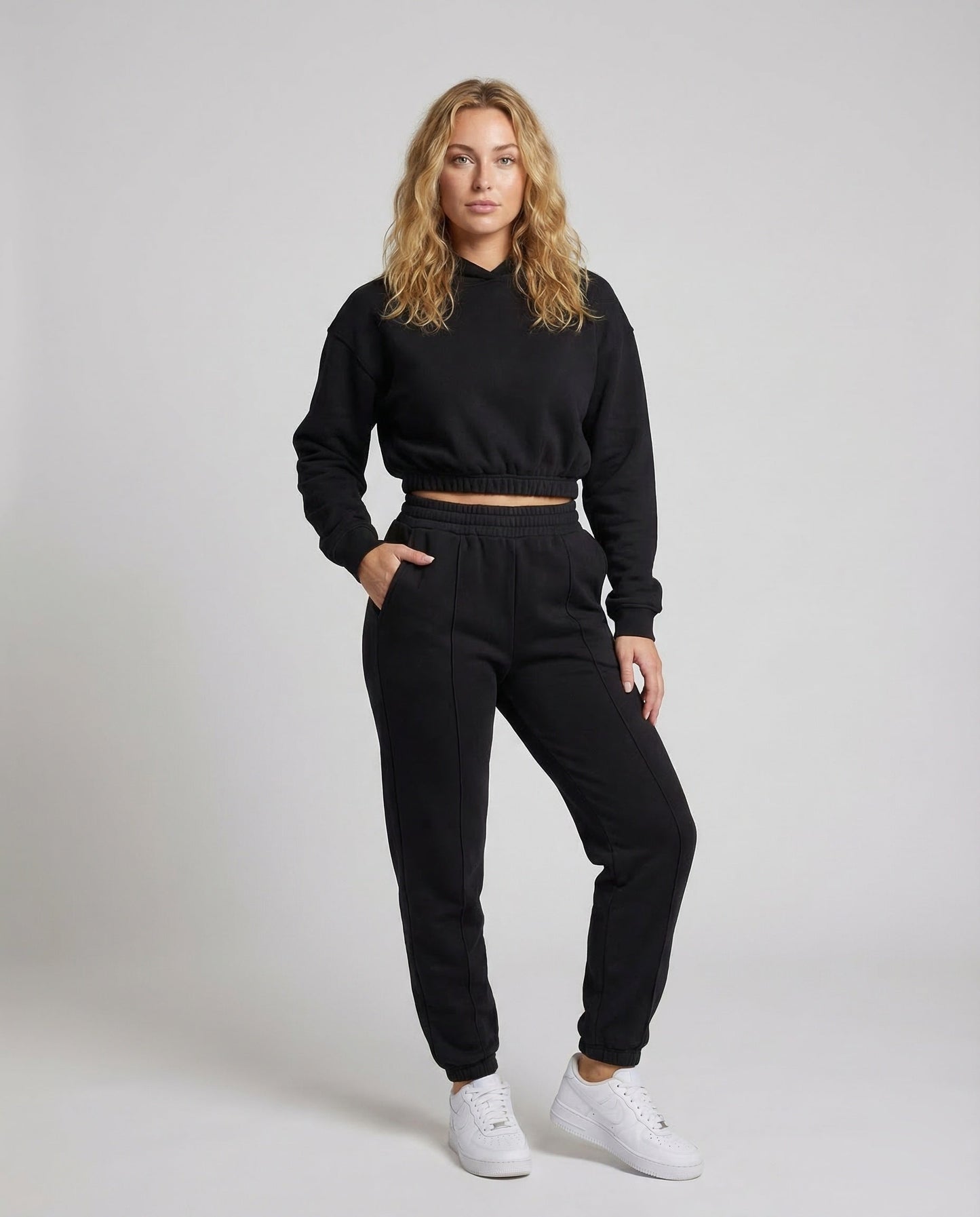 Completo Lounge Donna Felpa Corto e Pantaloni Jogging - Brentozzi
