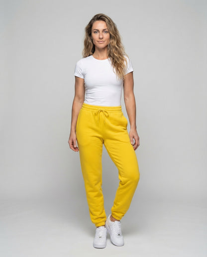 Pantaloni Jogger Donna in Pile Leggero Polsini Stretti - Brentozzi