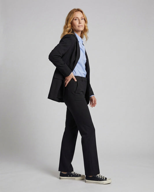 Blazer Donna Stile Boyfriend Tasche a Filetto - Brentozzi