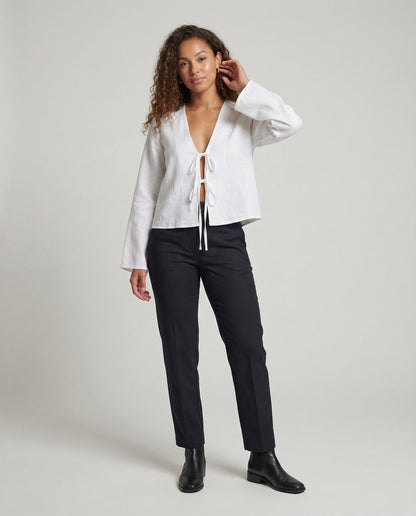 Camicia Donna con Doppio Nodo e Chiusura Frontale - Brentozzi