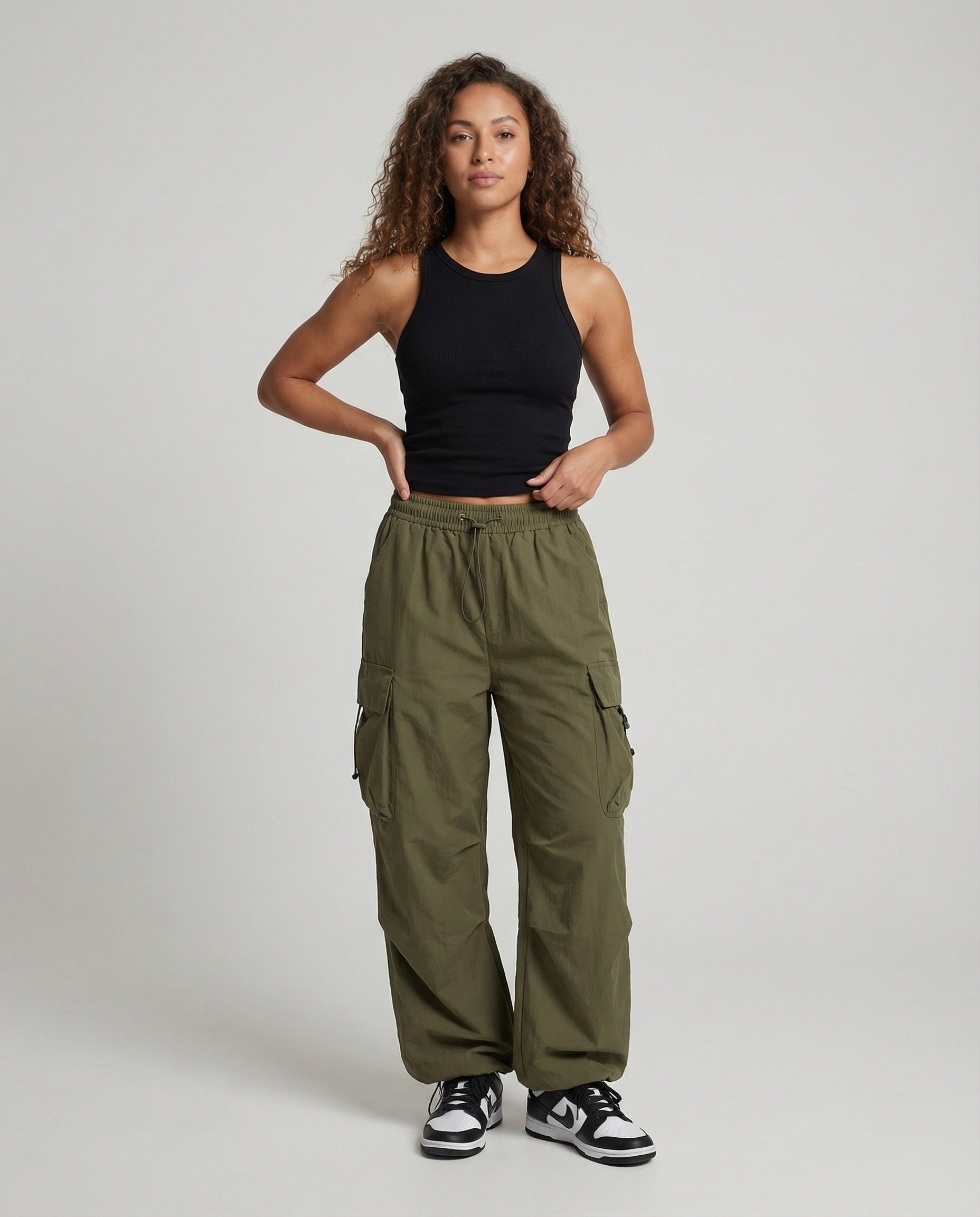 Pantaloni Donna a Palloncino con Coulisse Regolabile - Brentozzi