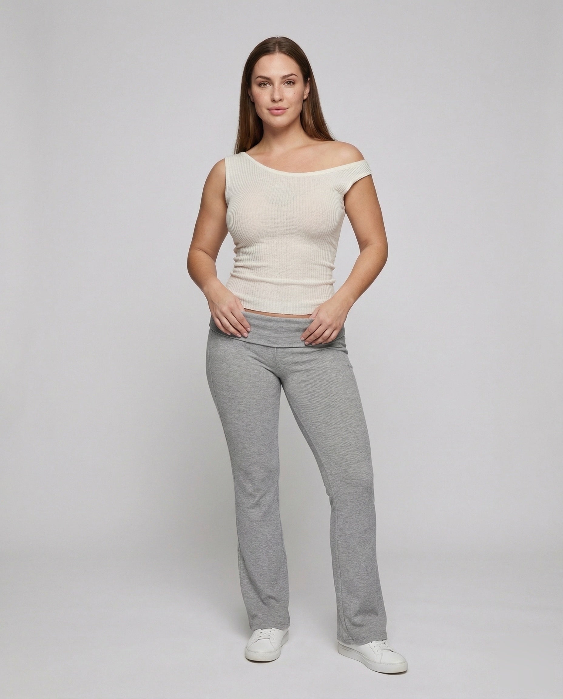 Pantaloni Donna Relax Costina Gamba Svasata - Brentozzi