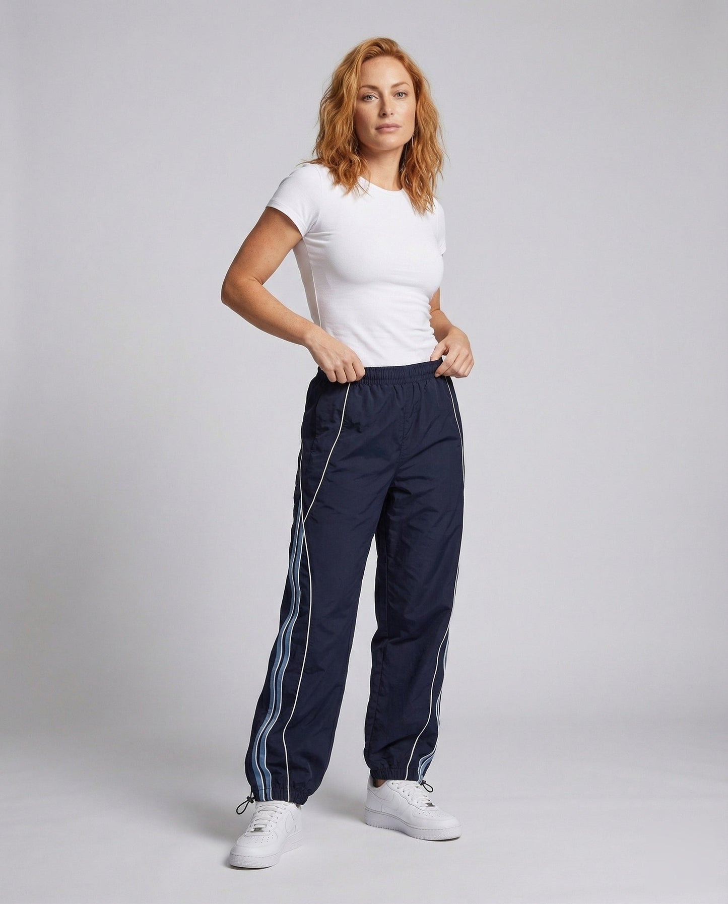 Pantaloni Donna da Allenamento con Paspel Contrasto - Brentozzi