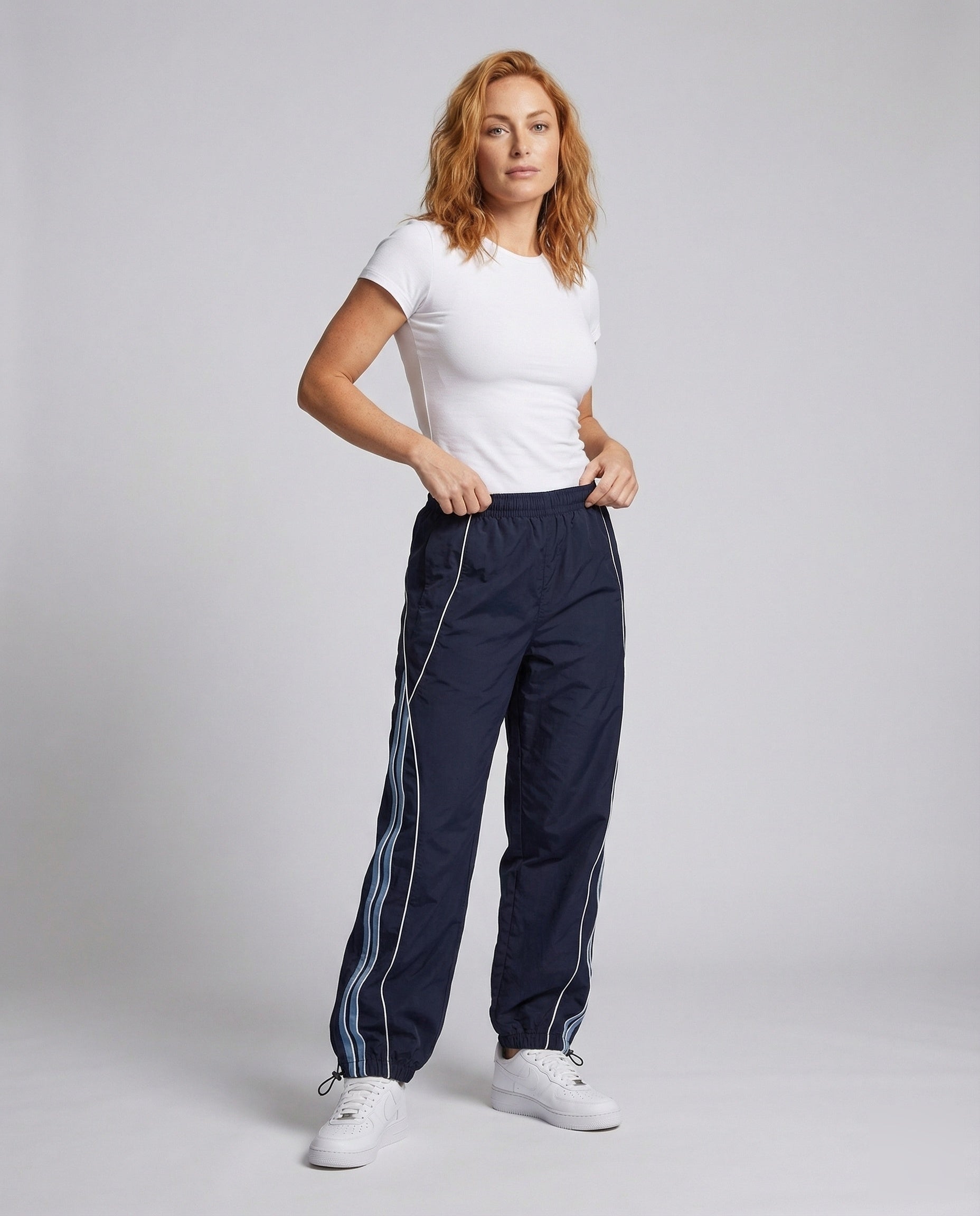 Pantaloni Donna da Allenamento con Paspel Contrasto - Brentozzi