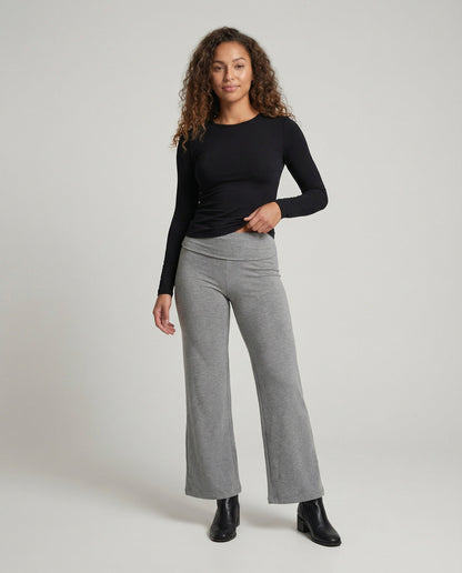 Leggings Donna in Jersey Vita Risvoltata - Brentozzi