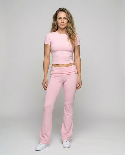 Completo Lounge Donna Pantaloni Svasati Elasticizzati - Brentozzi