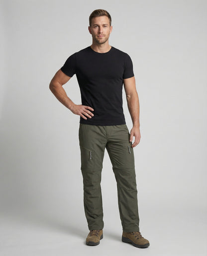 Pantaloni Uomo da Viaggio Utility con Cintura Clip - Brentozzi
