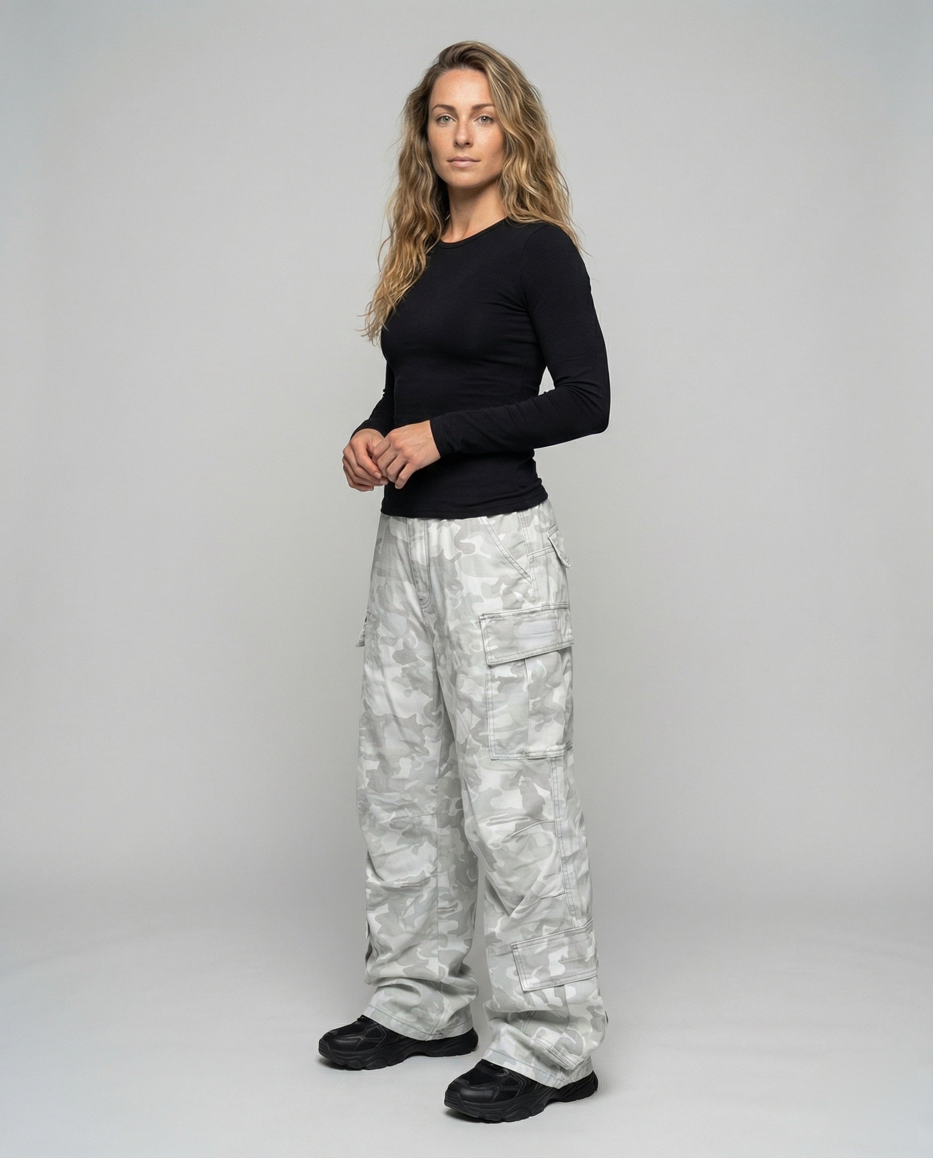 Pantaloni Cargo Unisex Tessuto Tecnico Vestibilità Regular - Brentozzi