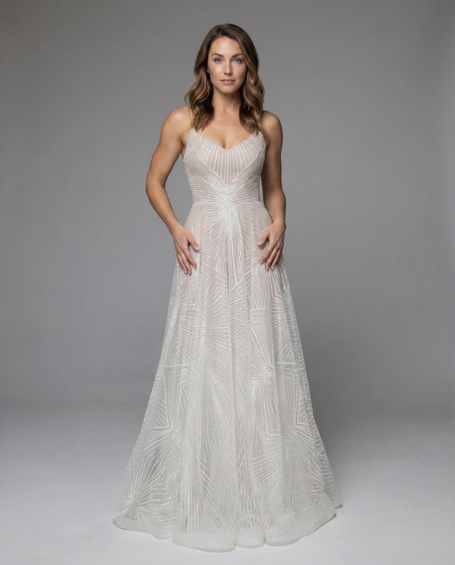 Abito da Sera Donna con Paillettes e Corsetto Slim Fit - Brentozzi