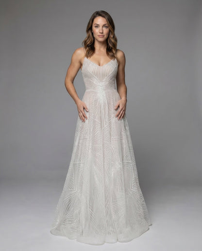 Abito da Sera Donna con Paillettes e Corsetto Slim Fit - Brentozzi
