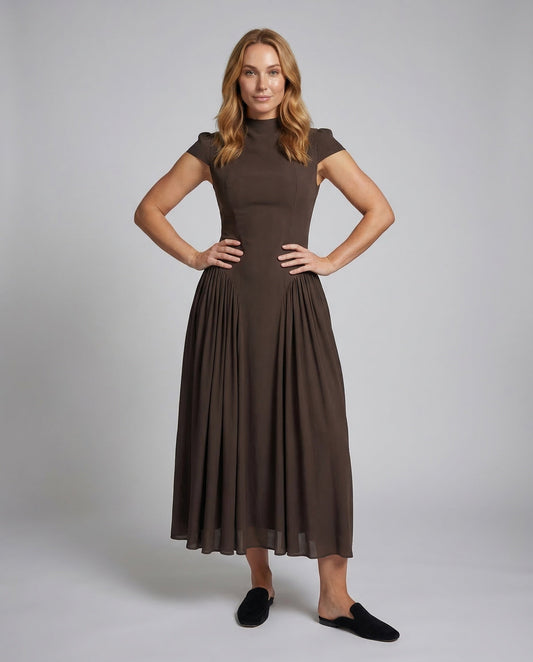 Abito Maxi Donna con Corsetto Sagomato - Brentozzi