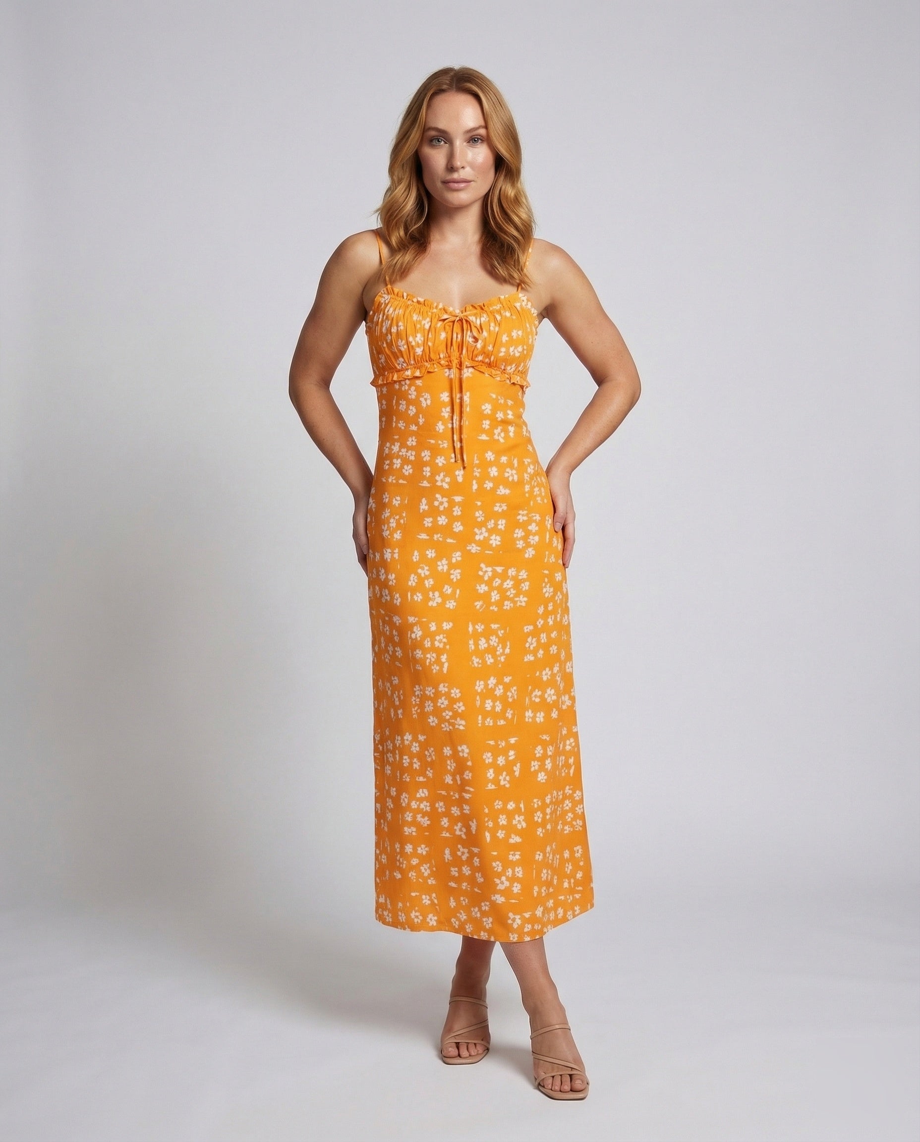 Abito Maxi Donna Fantasia Floreale Patchwork - Brentozzi