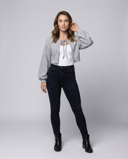 Bolero Donna Maglia con Fascia Manica a Sbuffo - Brentozzi