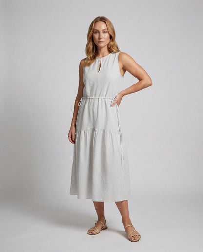Abito Donna A-Linea in Crepe con Tasche Laterali - Brentozzi