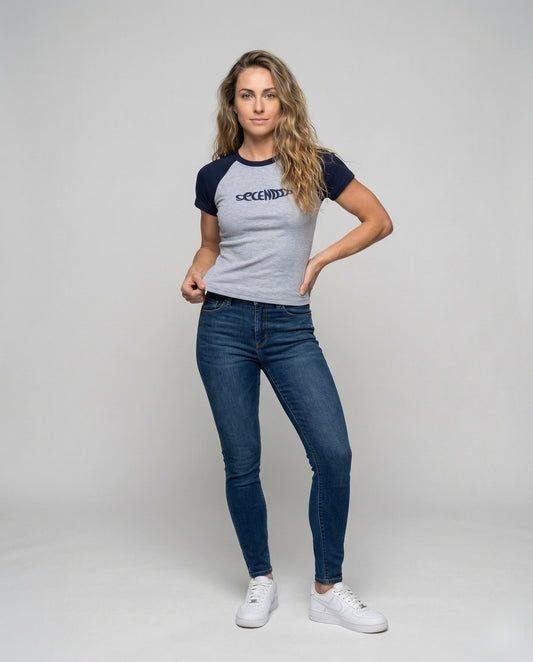 Maglia Raglan Donna Girocollo Slim Fit - Brentozzi
