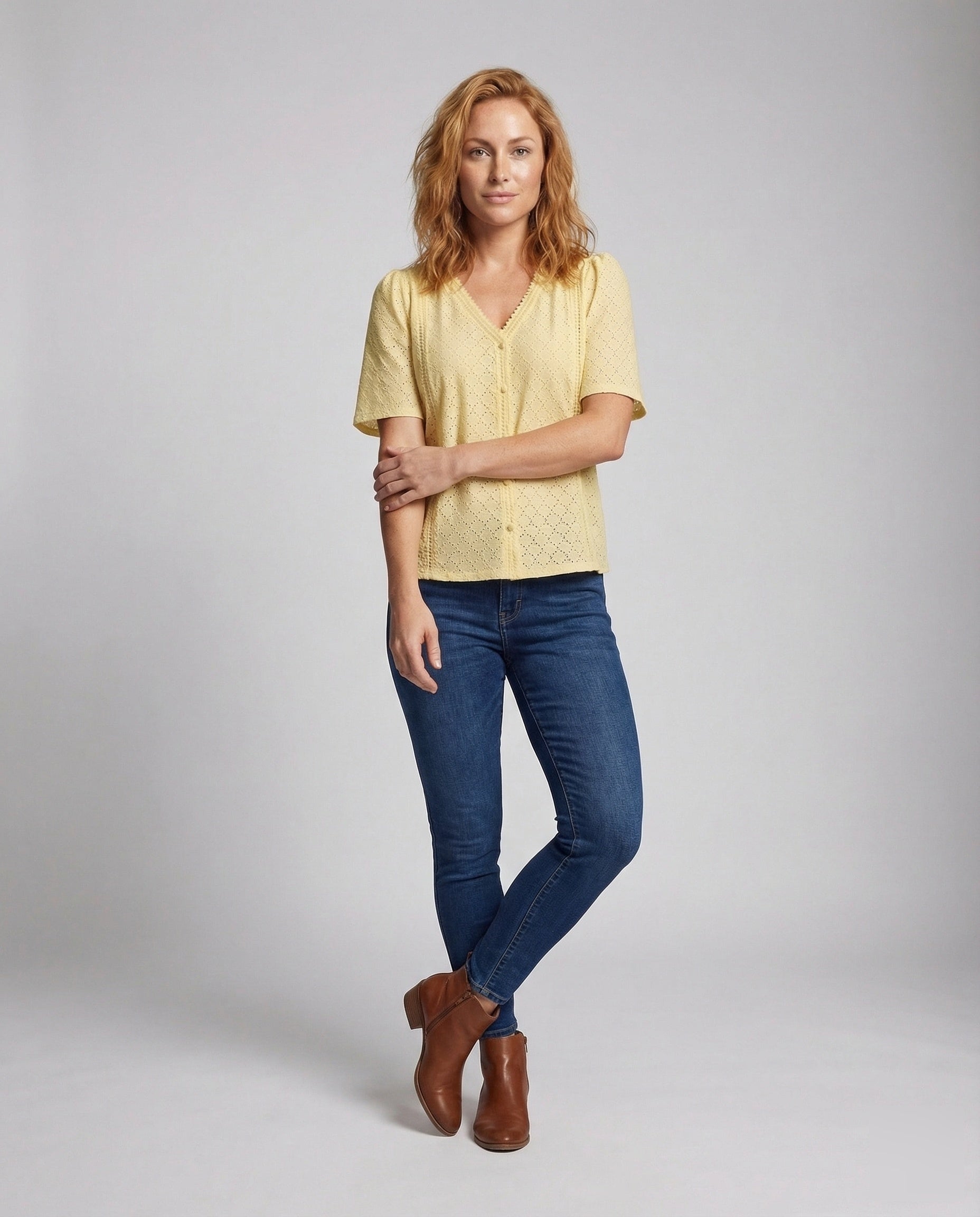Donna in Satin Drappeggiato Manica Corta Asimmetrica Elastico in Vita - Brentozzi
