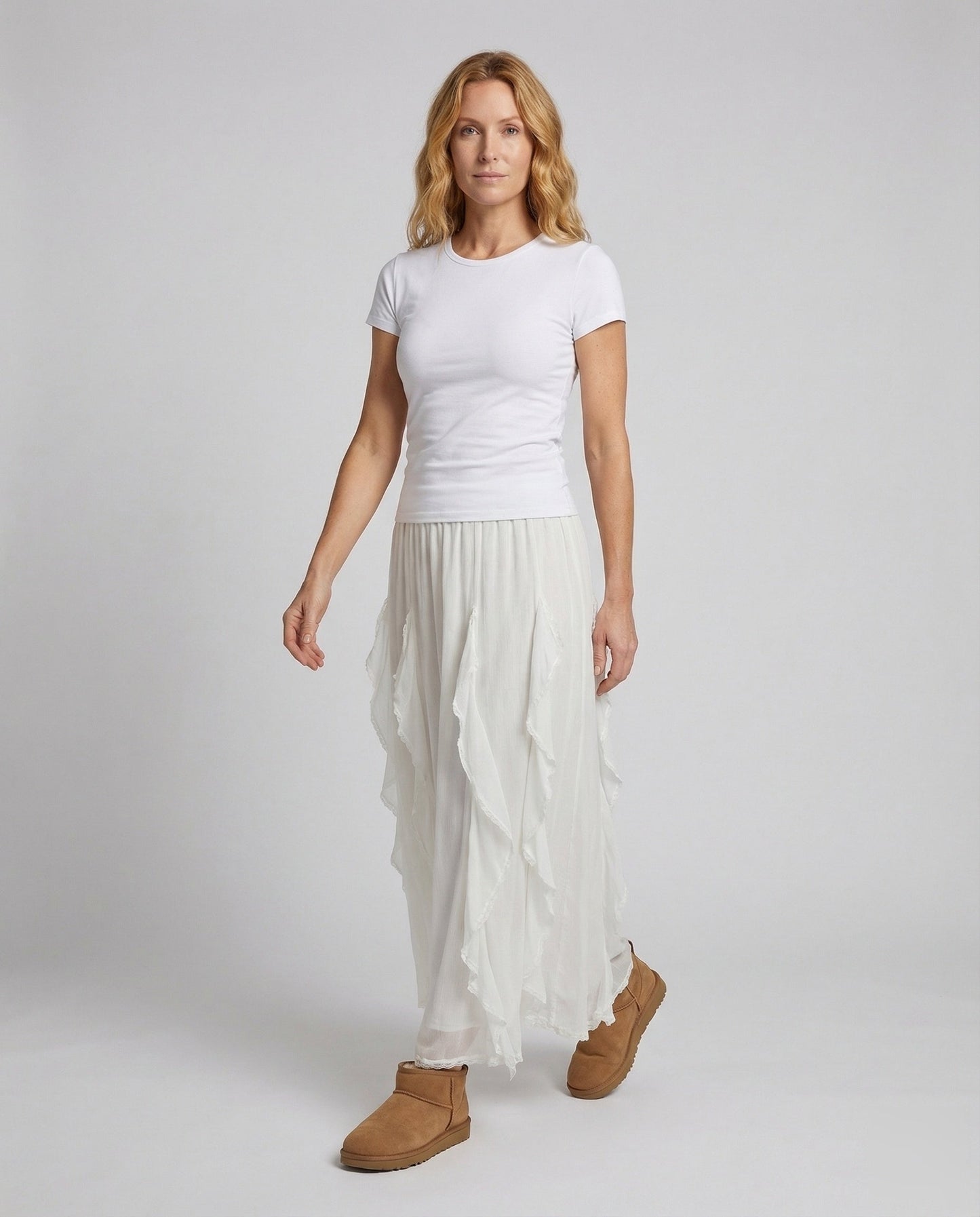 Pantaloni Palazzo Donna Vita Alta Ampia Sagomati - Brentozzi
