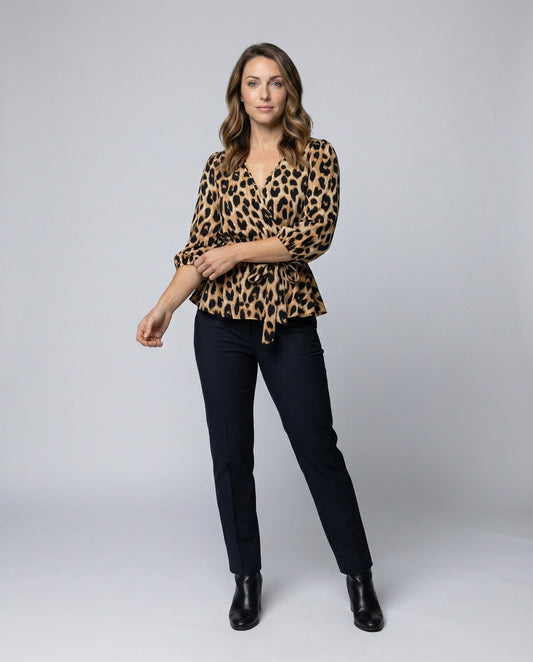 Camicia Lunga Donna in Cotone Stampa Testo Manica Lunga - Brentozzi