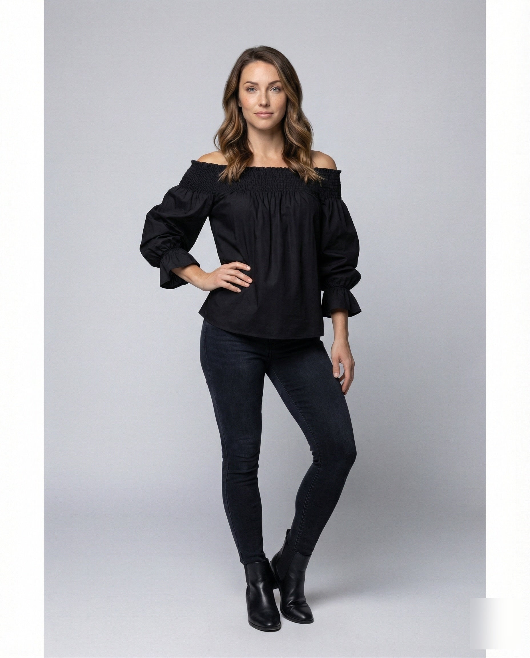 Abito Camicia Lungo Donna in Misto Lino Slim - Brentozzi