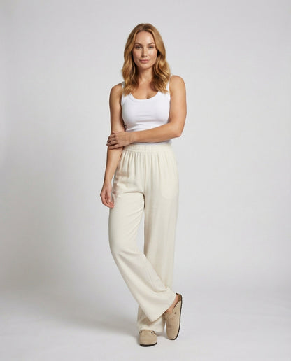 Pantaloni Lounge Donna in Pile con Fodera Teddy Ampia - Brentozzi